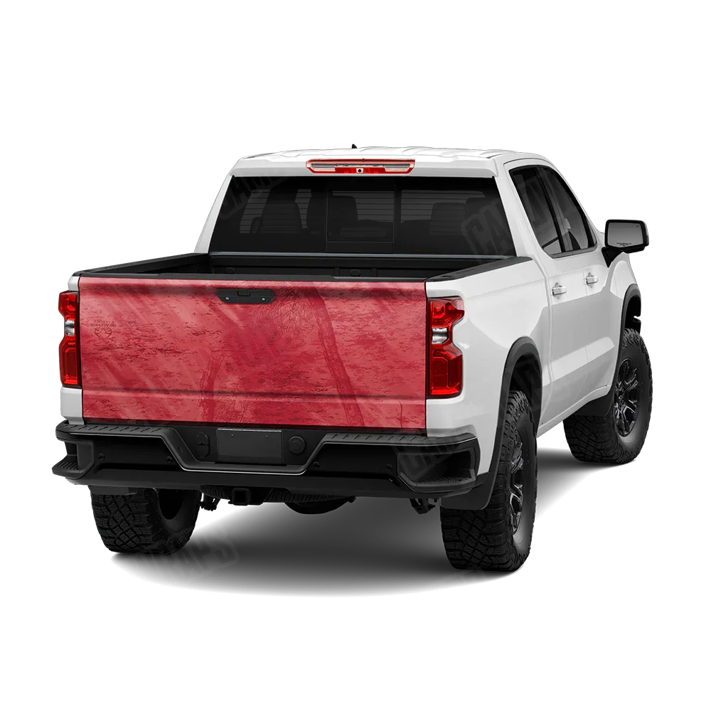 Realtree Fishing Red Tailgate Wraps