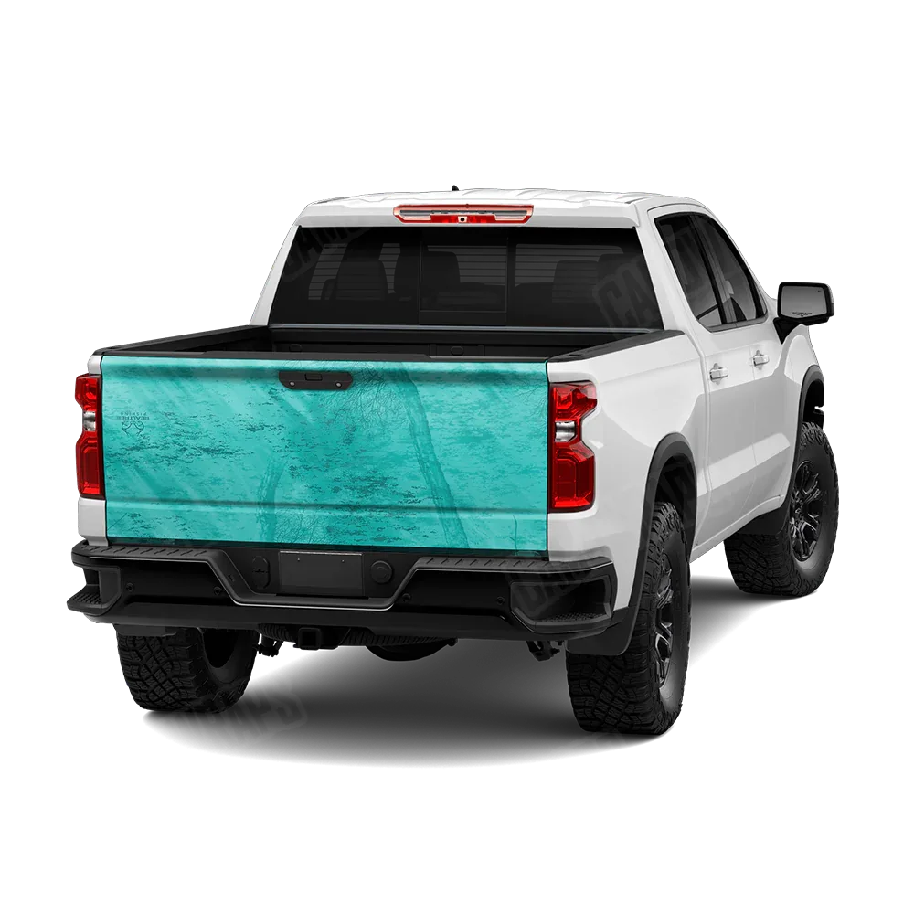 Realtree Fishing Tiffany Blue Tailgate Wraps