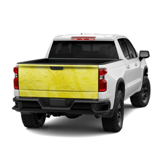 Realtree Fishing Yellow Tailgate Wraps