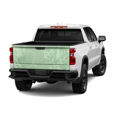 Realtree WAV3 Lime Green Tailgate Wraps