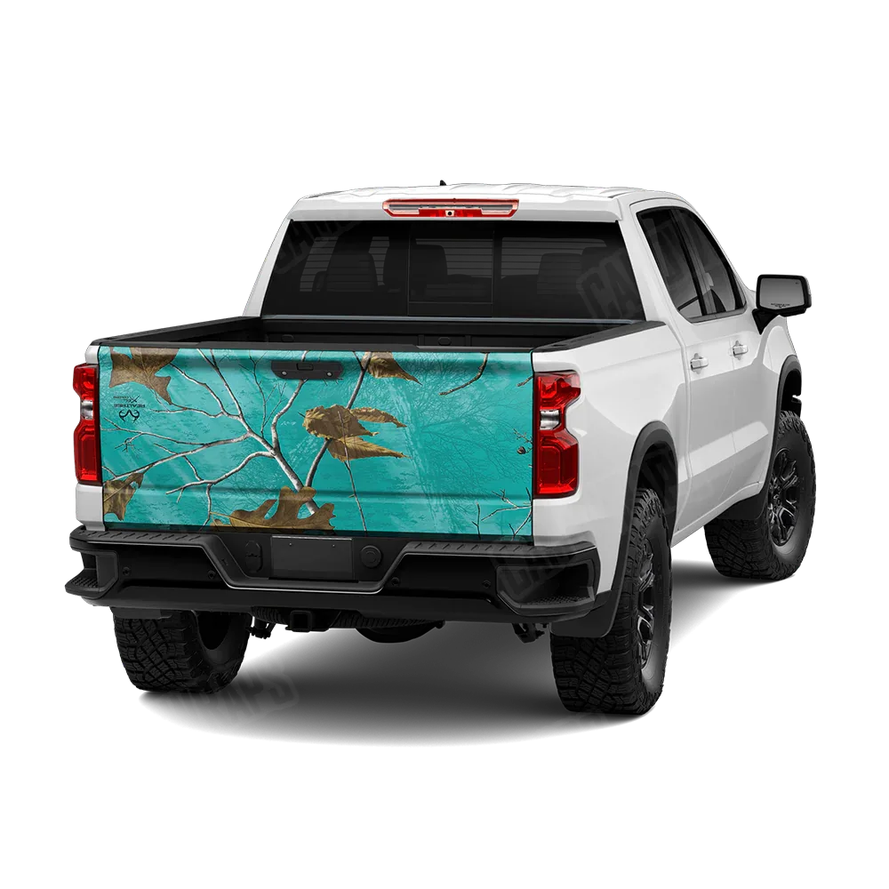Realtree XTRA Colors Tiffany Blue Tailgate Wraps