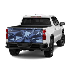 Sharp Blue Urban Night Tailgate Wraps