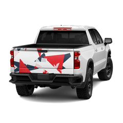 Shattered America Tailgate Wraps