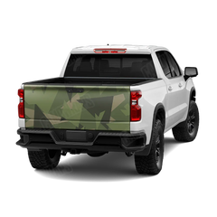 Shattered Army Green Tailgate Wraps