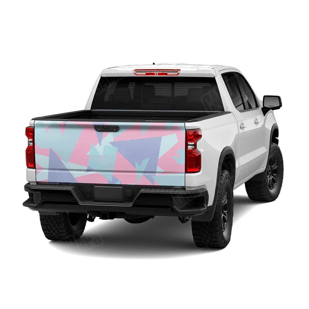 Shattered Cotton Candy Tailgate Wraps