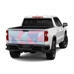 Shattered Cotton Candy Tailgate Wraps
