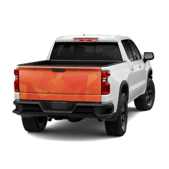 Shattered Elite Orange Tailgate Wraps