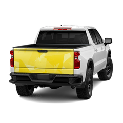 Shattered Elite Yellow Tailgate Wraps
