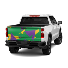 Shattered Mardi Gras Tailgate Wraps
