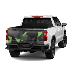 Shattered Metro Green Tailgate Wraps