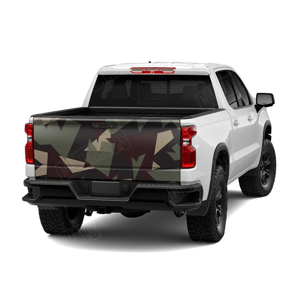 Shattered Militant Blood Tailgate Wraps
