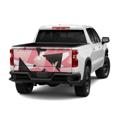Shattered Pink Tailgate Wraps