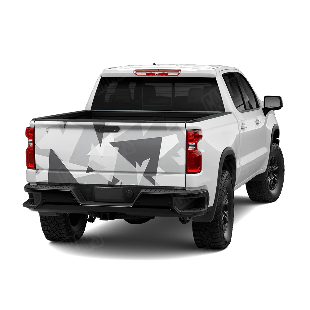 Shattered Snow Tailgate Wraps