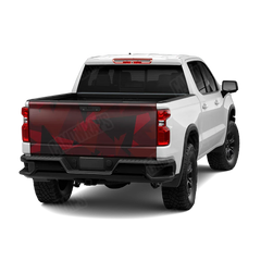 Shattered Vampire Red Tailgate Wraps
