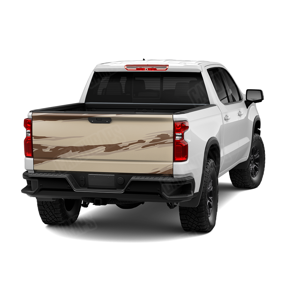 Shredded Desert Tailgate Wraps