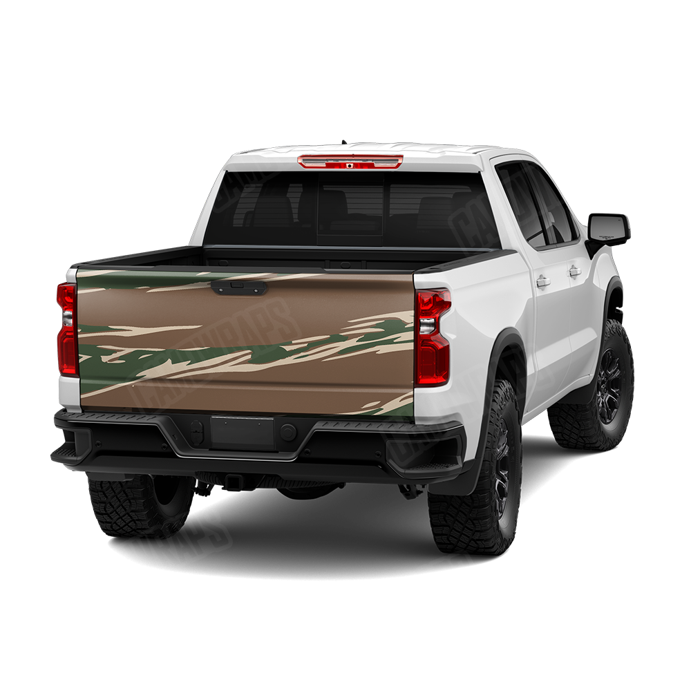 Shredded Woodland Tailgate Wraps