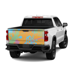Tire Splatter Sherbert Tailgate Wraps