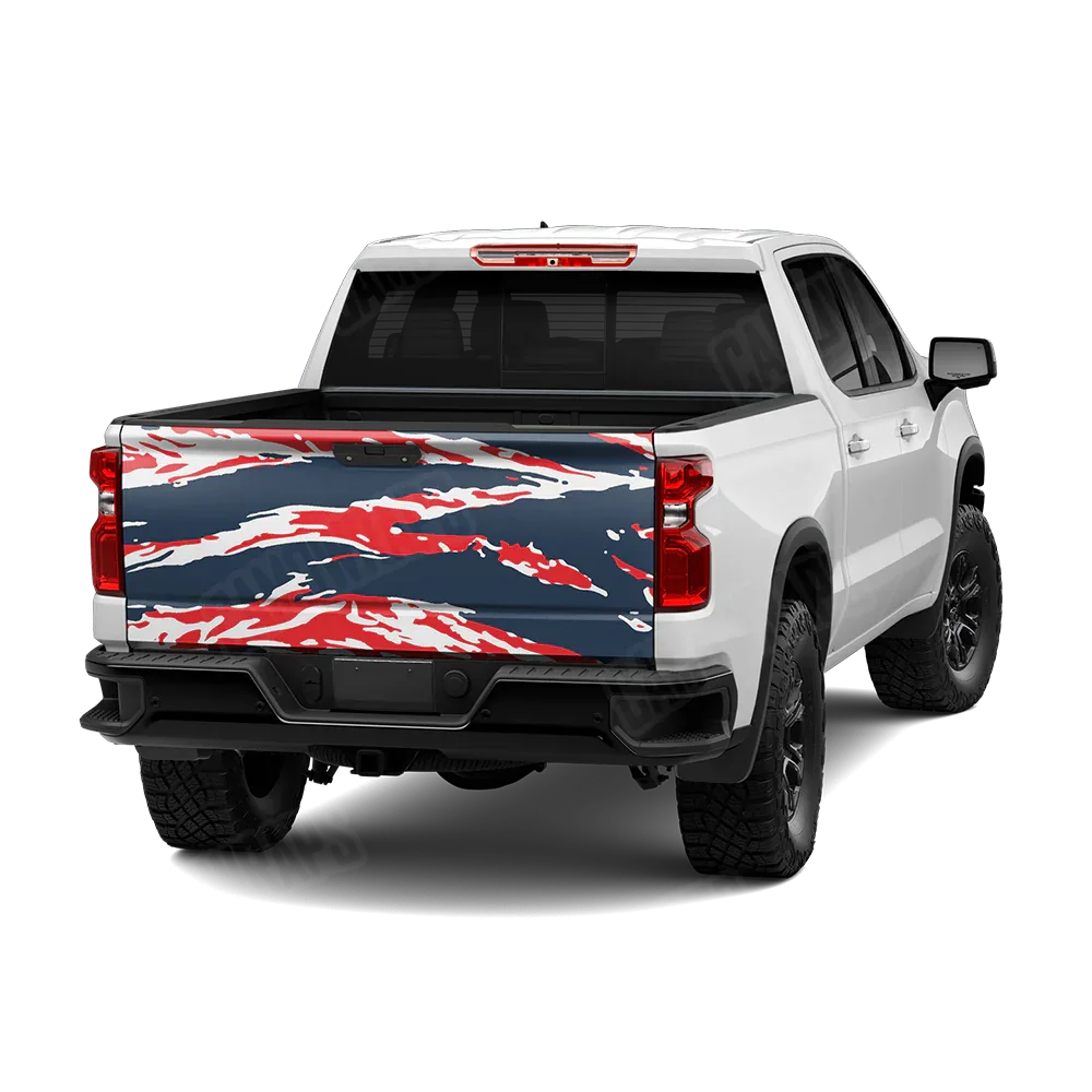 Vietnam Tiger Stripe America Tailgate Wraps