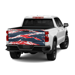 Vietnam Tiger Stripe America Tailgate Wraps