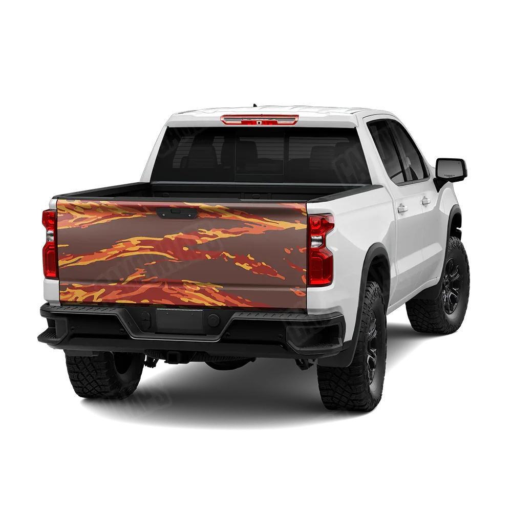 Vietnam Tiger Stripe Autumn Tailgate Wraps