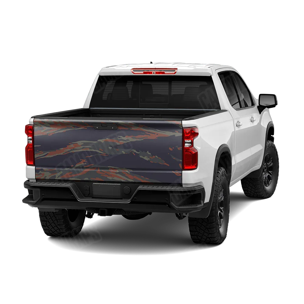 Vietnam Tiger Stripe Blue Copper Tailgate Wraps