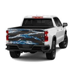 Vietnam Tiger Stripe Blue Tiger Tailgate Wraps