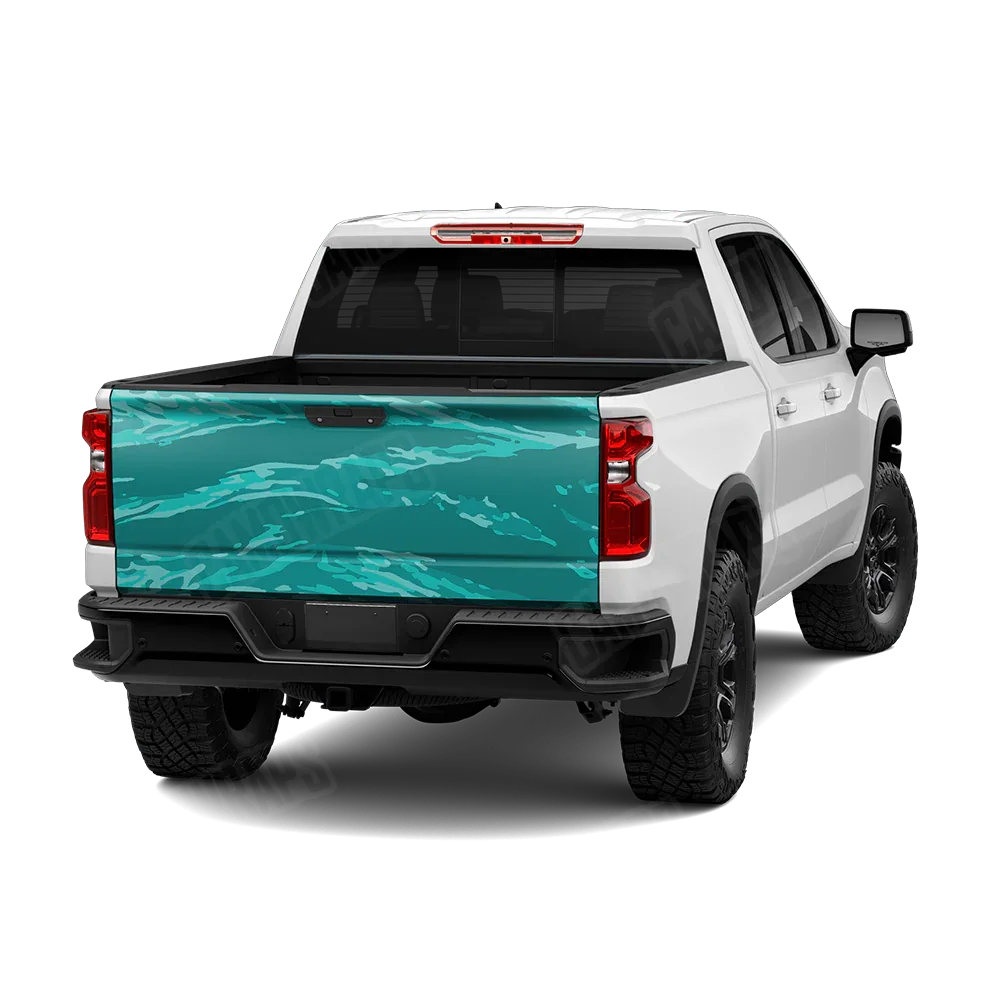 Vietnam Tiger Stripe Elite Tiffany Blue Tailgate Wraps
