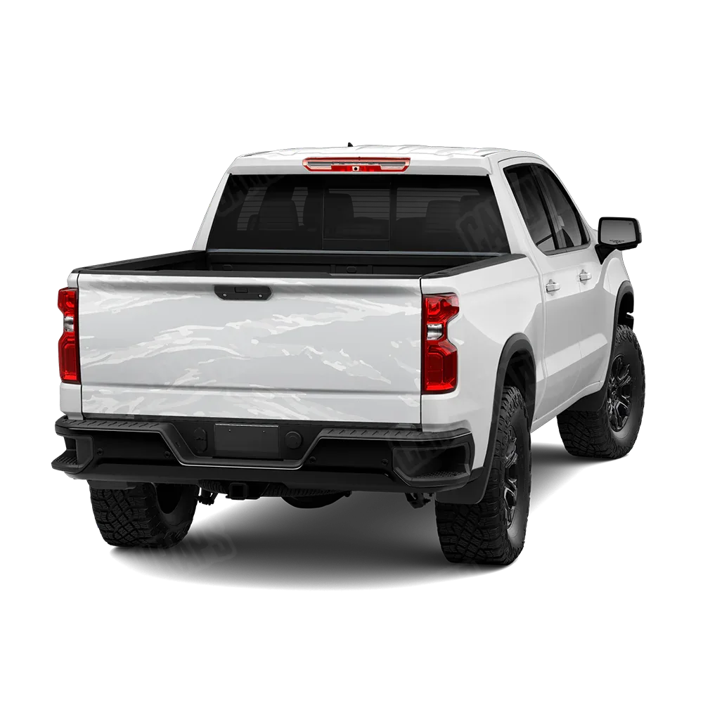 Vietnam Tiger Stripe Elite White Tailgate Wraps