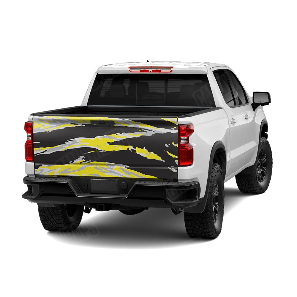 Vietnam Tiger Stripe Yellow Tiger Tailgate Wraps