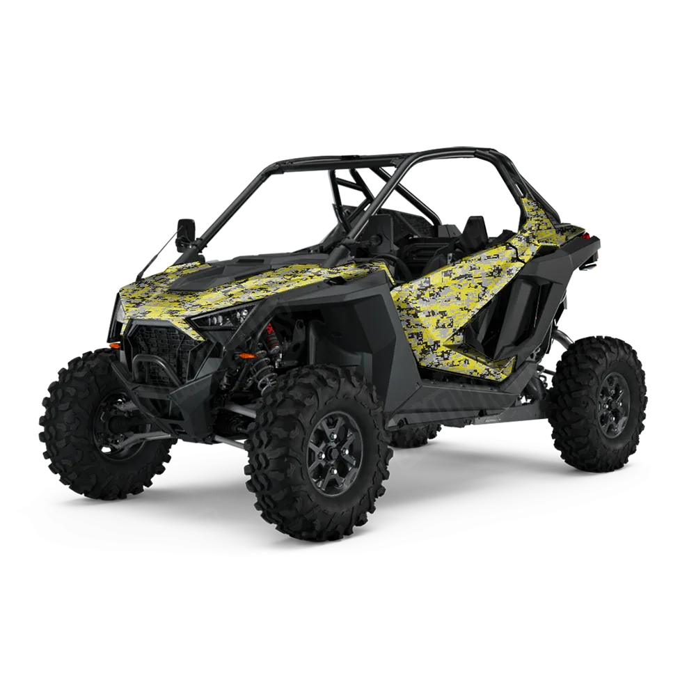 Digital Yellow Tiger UTV Wraps