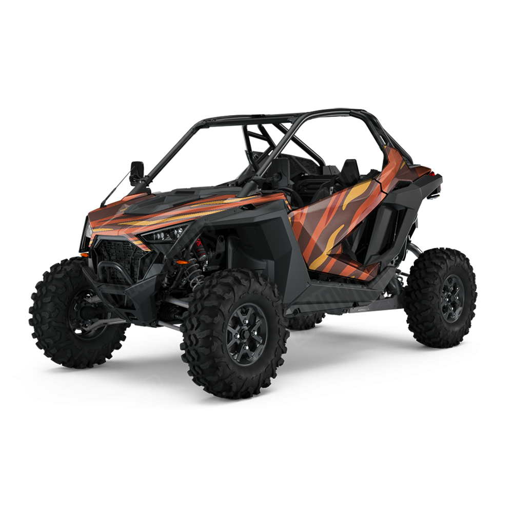 Fun Stripe Autumn UTV Wraps