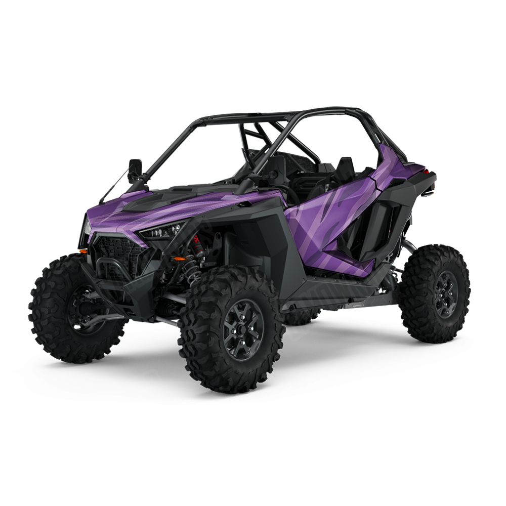 Fun Stripe Elite Purple UTV Wraps