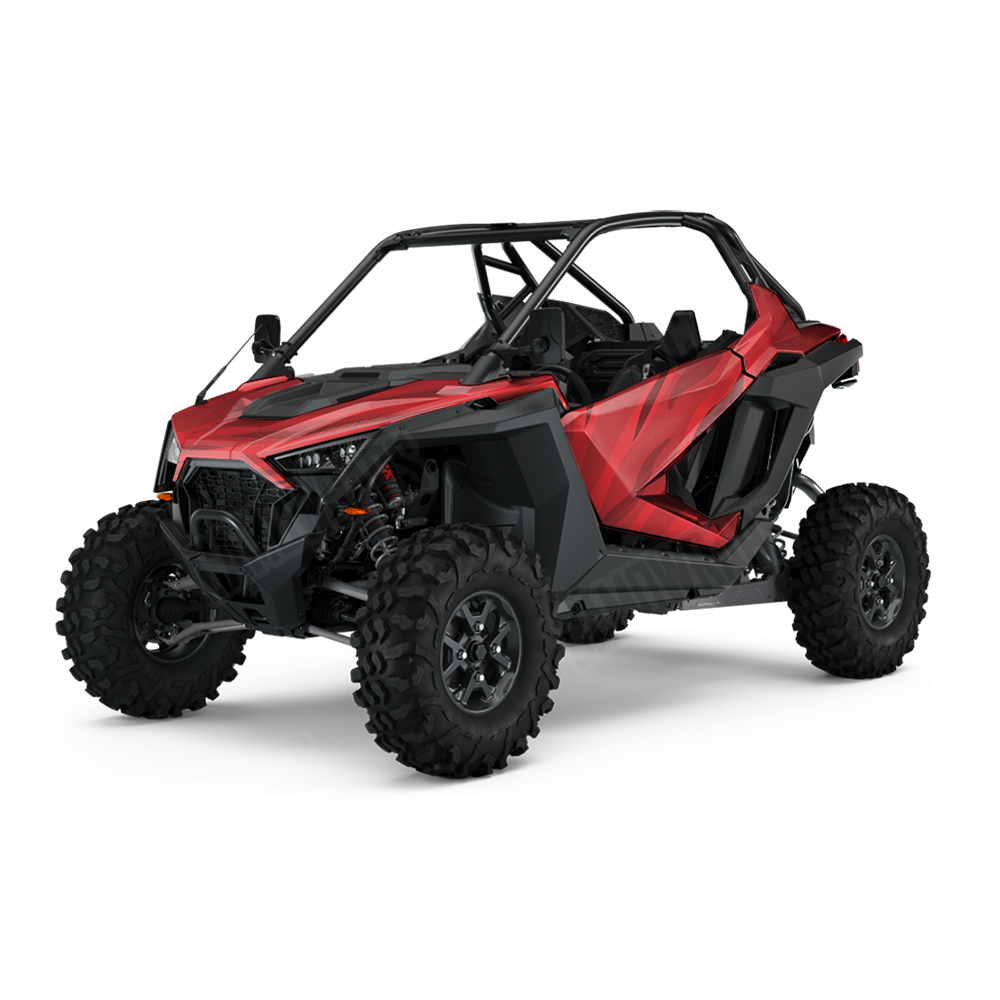 Fun Stripe Elite Red UTV Wraps