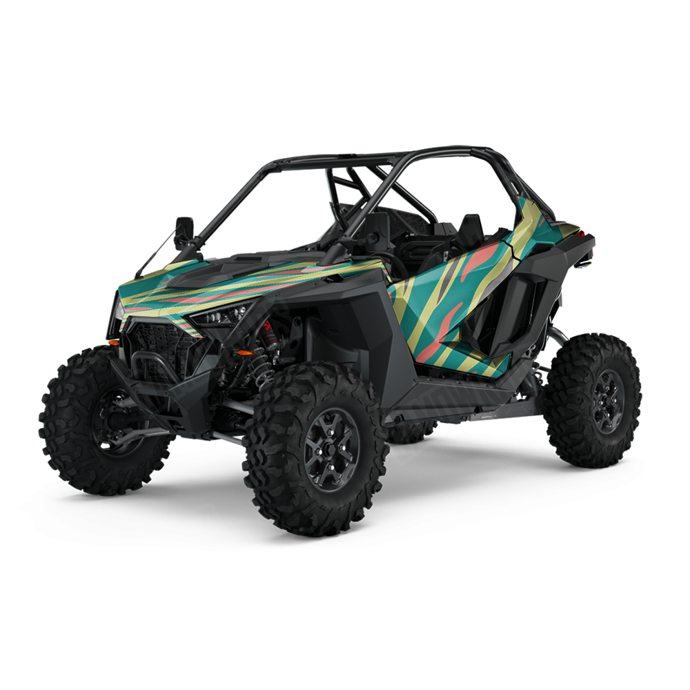 Fun Stripe Fiesta UTV Wraps