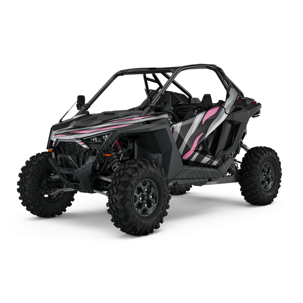 Fun Stripe Pink Tiger UTV Wraps