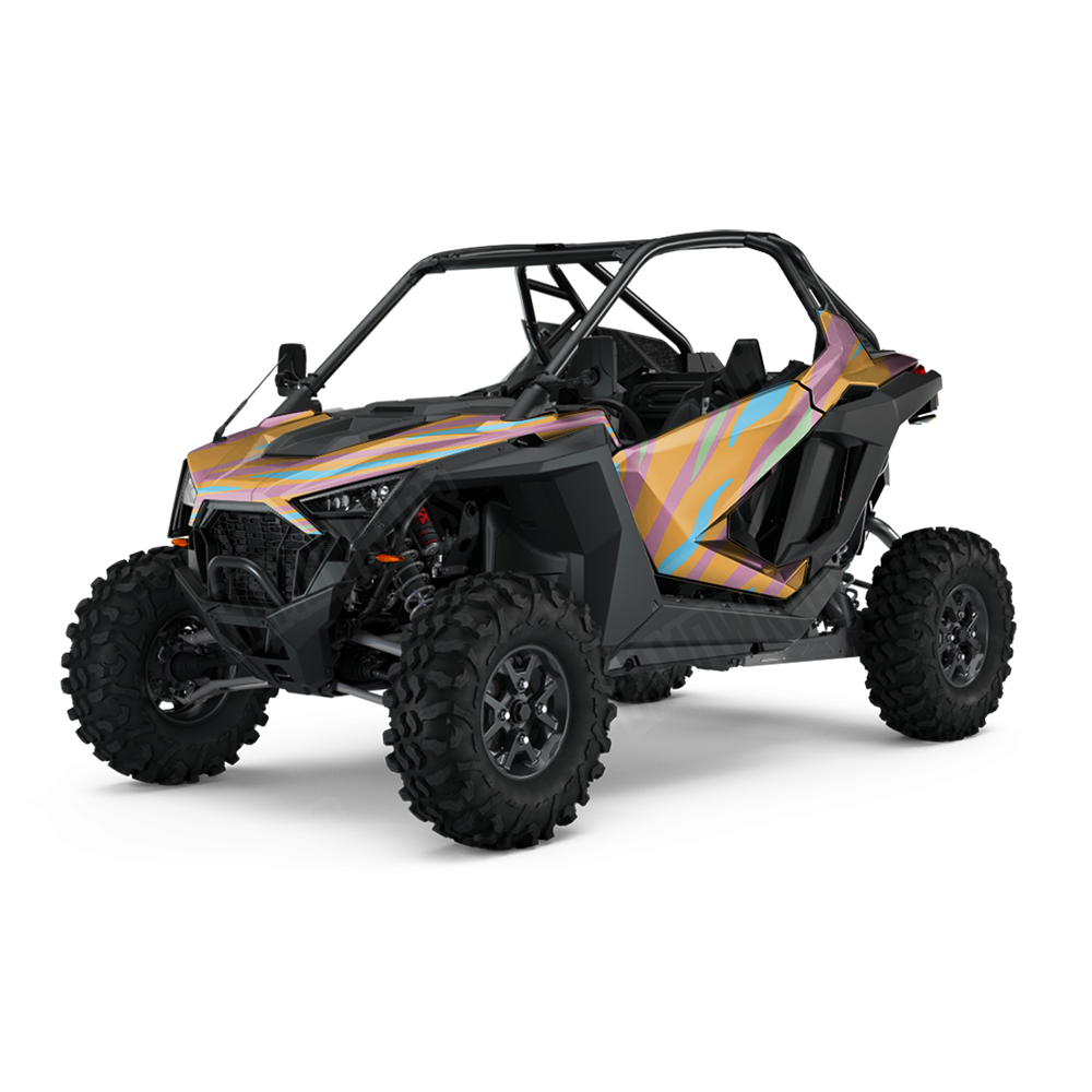 Fun Stripe Sherbert UTV Wraps