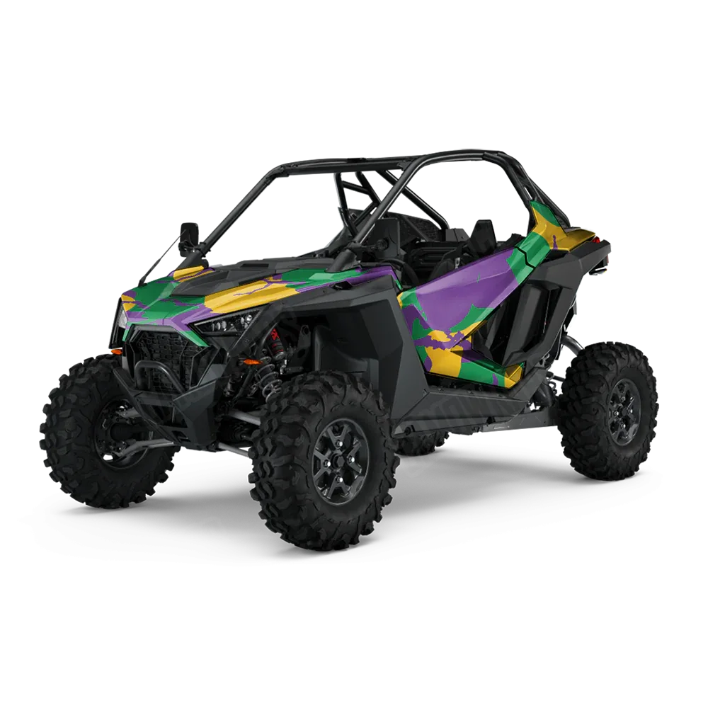 Ragged Mardi Gras UTV Wraps