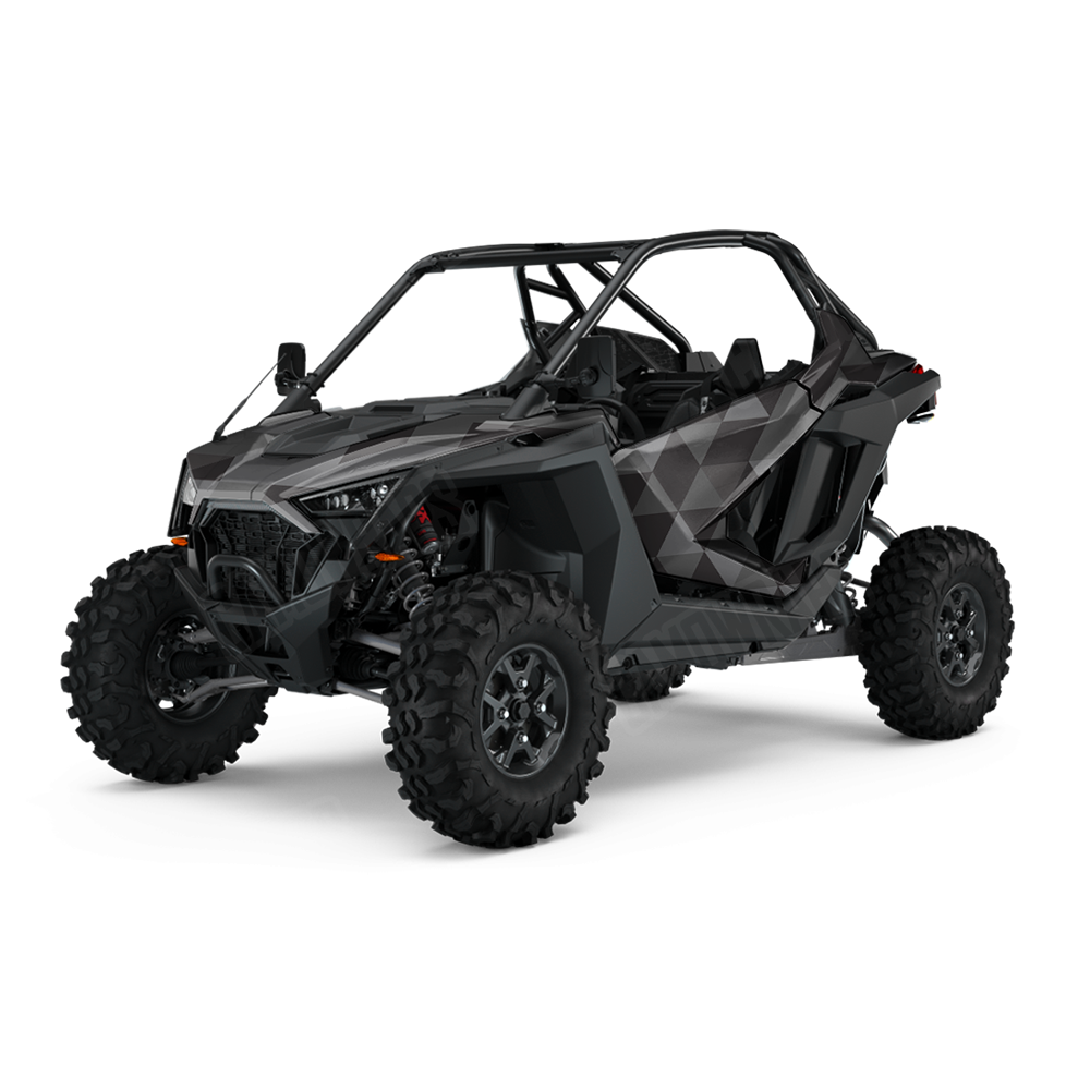 Triangle Elite Black UTV Wraps