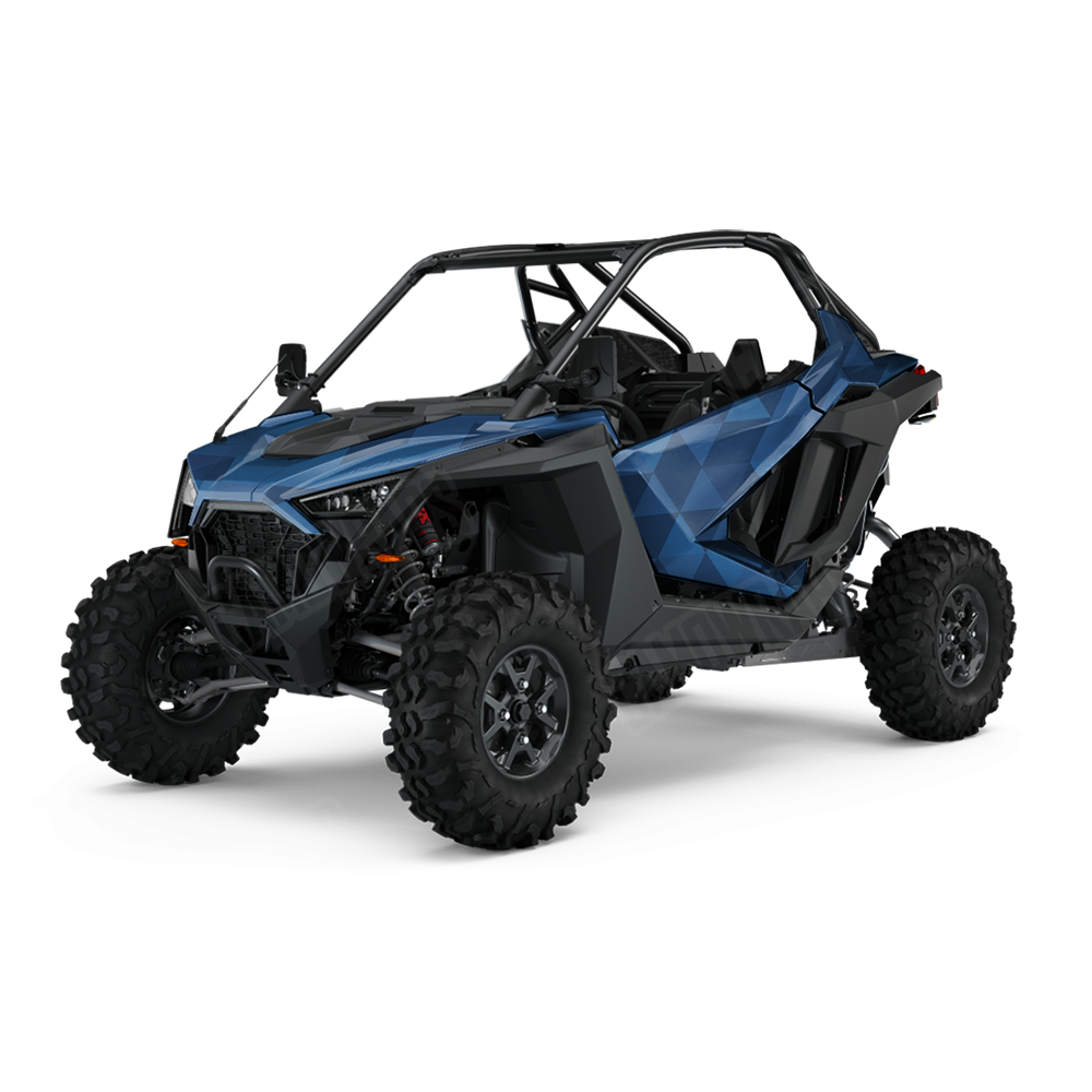 Triangle Elite Blue UTV Wraps