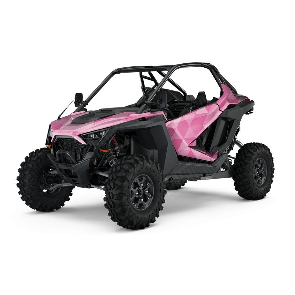 Triangle Elite Pink UTV Wraps