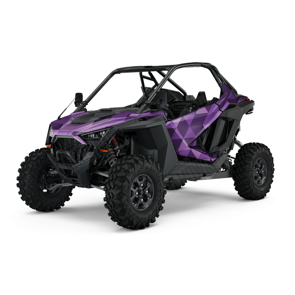 Triangle Elite Purple UTV Wraps