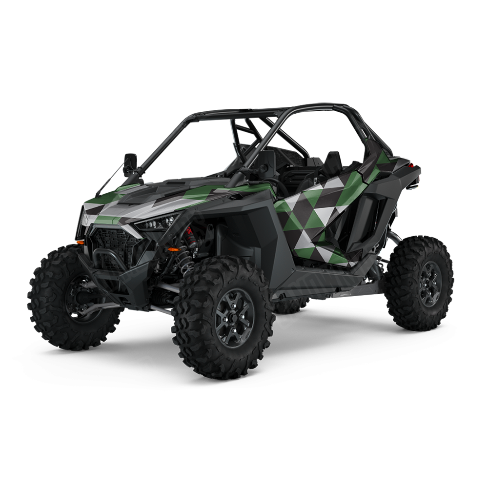 Triangle Green Tiger UTV Wraps