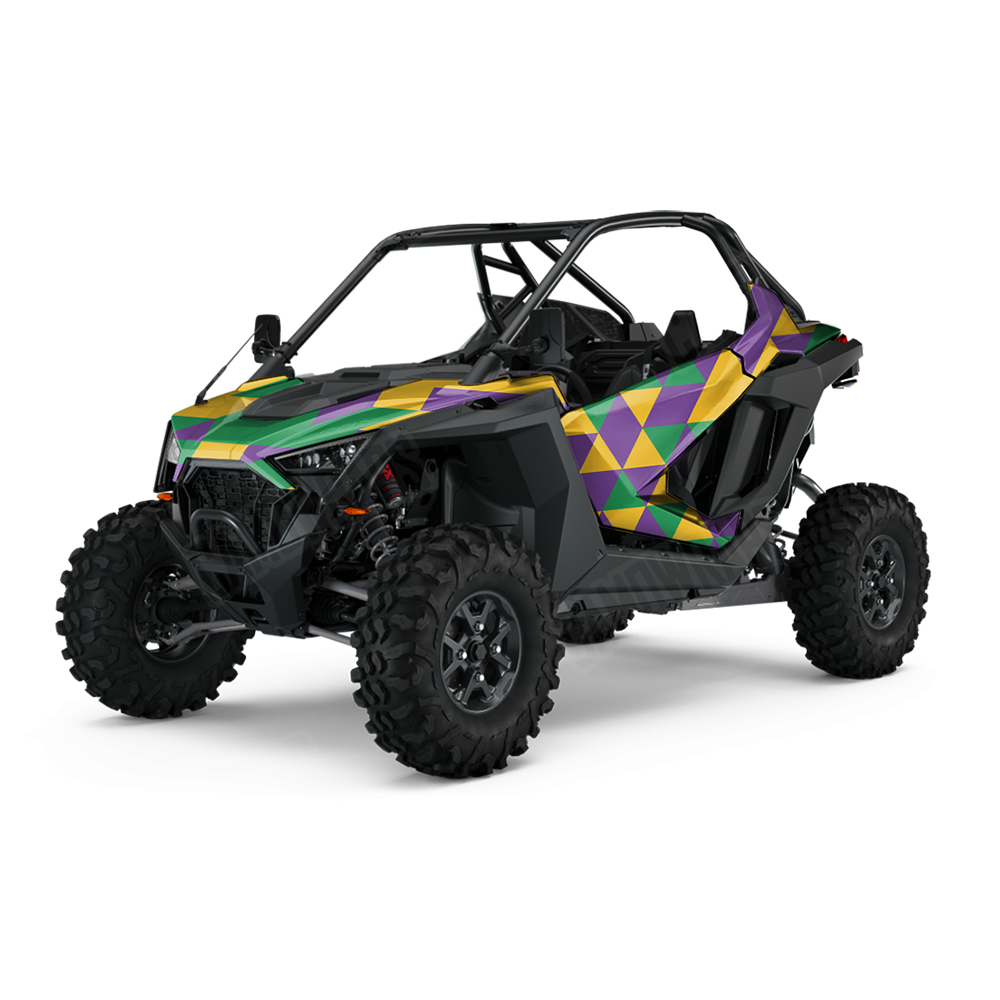 Triangle Mardi Gras UTV Wraps