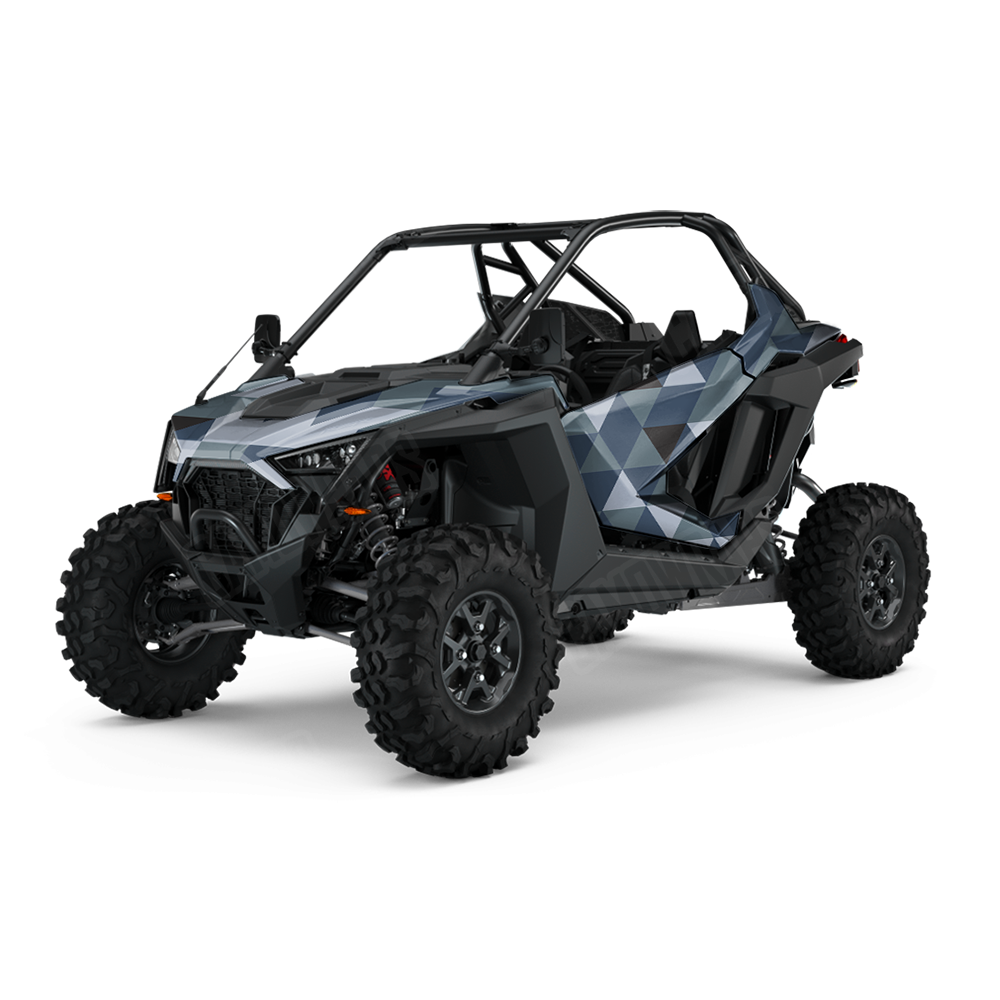 Triangle Navy UTV Wraps