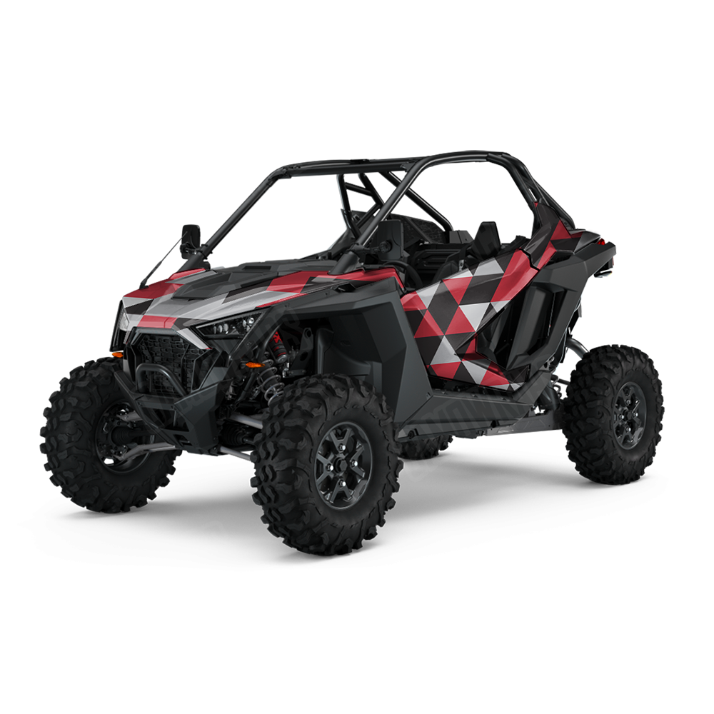 Triangle Red Tiger UTV Wraps