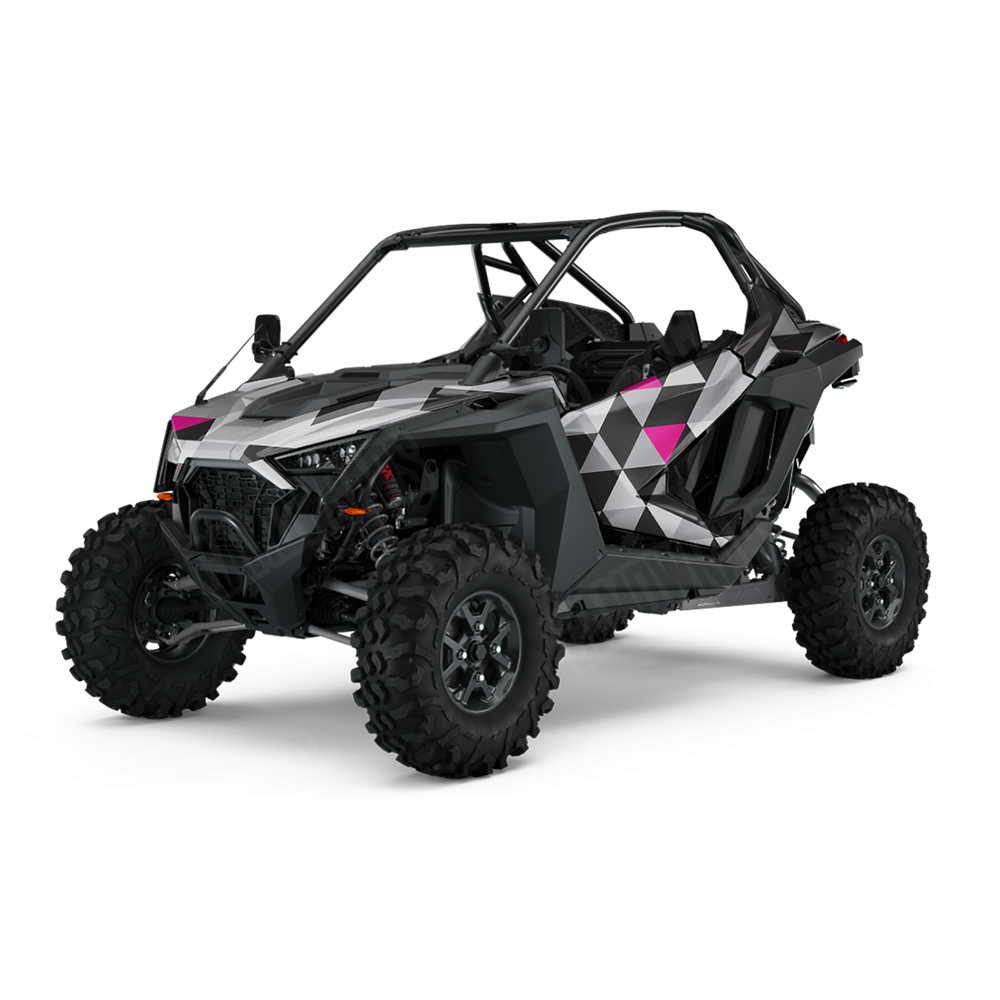 Triangle Urban Magenta UTV Wraps