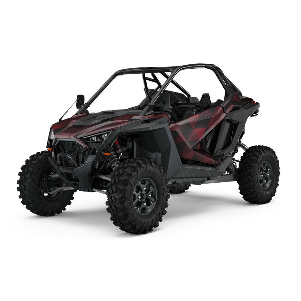 Triangle Vampire Red UTV Wraps