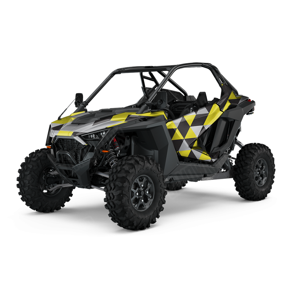 Triangle Yellow Tiger UTV Wraps