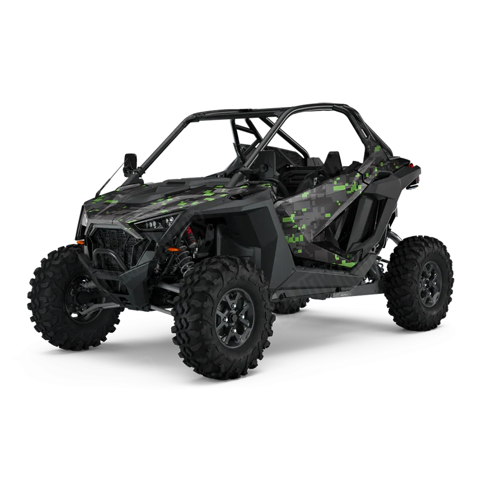 Digital Metro Green UTV Wraps