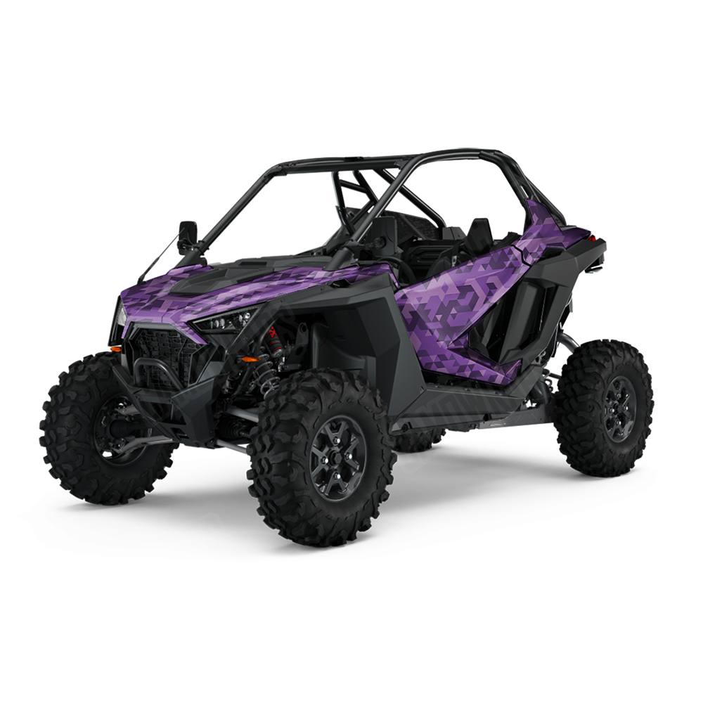 Triangle Elite Purple UTV Wraps